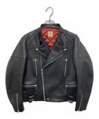 SCYEサイ）の古着「Lamb Skin Leather Biker Jacket　ライダースジャケット　1224-63032」｜ブラック