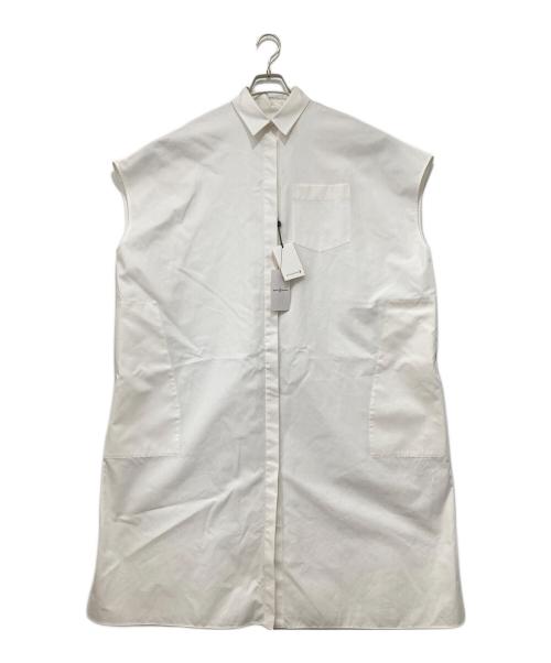 MACKINTOSH（マッキントッシュ）MACKINTOSH (マッキントッシュ) TERALLY ノースリーブワンピース ホワイト サイズ:8の古着・服飾アイテム