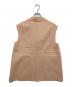 DRAWER (ドゥロワー) ツイルテーラードジレ　TWIL TAILORED GILET　6522-299-0878 ピンク サイズ:36：23000円