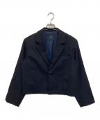 FRAMeWORKフレームワーク）の古着「クロップドネイビーブレザー　23010220303040」｜ネイビー
