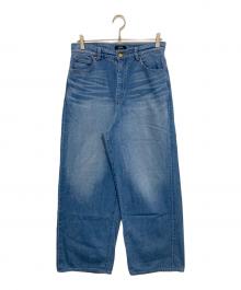 journal standard L'essage（ジャーナルスタンダード レサージュ）の古着「デニムワイドジーンズ　バギーデニム　WIDE DENIM BAGGY DENIM 24030370205110」｜インディゴ