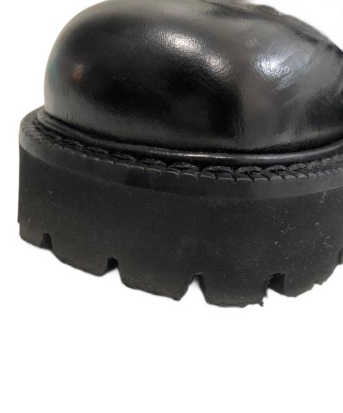 MM6 Maison Margiela（エムエムシックスメゾンマルジェラ）MM6 Maison Margiela (エムエムシックスメゾンマルジェラ) バックルアンクルブーツ　サイドジップブーツ　S59WU0239 P5779 ブラック サイズ:37の古着・服飾アイテム