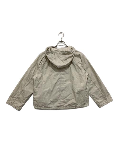 MUJI LABO（ムジラボ）MUJI Labo (ムジラボ) コットン ライトキャンバス フードブルゾン ベージュ サイズ:Sの古着・服飾アイテム