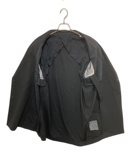 Yohji Yamamoto pour homme（ヨウジヤマモト プールオム）Yohji Yamamoto pour homme (ヨウジヤマモト プールオム) 23SS SUMMER TUXEDO W-DRAPING JK-C  ドレーピング サマータキシードジャケット HZ-J37-102 ブラック サイズ:2の古着・服飾アイテム