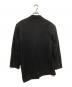 Yohji Yamamoto pour homme (ヨウジヤマモト プールオム) 23SS SUMMER TUXEDO W-DRAPING JK-C  ドレーピング サマータキシードジャケット HZ-J37-102 ブラック サイズ:2：45000円
