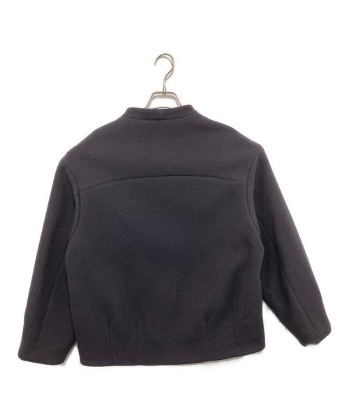 Noble（ノーブル）Noble (ノーブル) MTRレイズドネックジップコート 25020240300040 ネイビー サイズ:36の古着・服飾アイテム