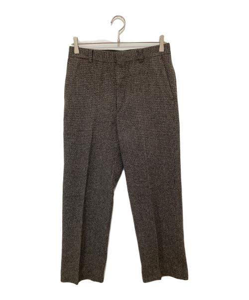 AURALEE（オーラリー）AURALEE (オーラリー) ALPACA WOOL SILK TWEED SLACKS　アルパカウールシルクツイードスラックス　A25AP04LS ブラウン サイズ:3の古着・服飾アイテム