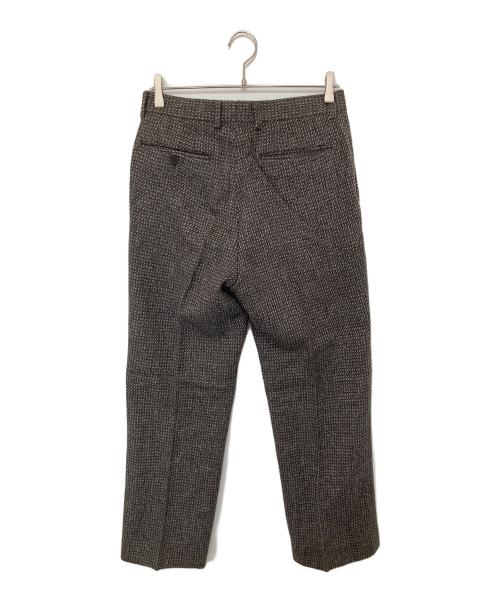 AURALEE（オーラリー）AURALEE (オーラリー) ALPACA WOOL SILK TWEED SLACKS　アルパカウールシルクツイードスラックス　A25AP04LS ブラウン サイズ:3の古着・服飾アイテム
