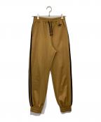 adidas×GUCCIアディダス×グッチ）の古着「Cotton Jersey / サイドライントラックパンツ」｜ブラウン
