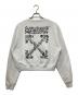 OFFWHITE (オフホワイト) HANNA LEAVES クルーネックスウェット ホワイト サイズ:M：13000円