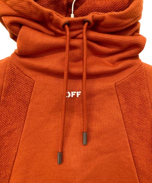 OFFWHITE（オフホワイト）OFFWHITE (オフホワイト) クロップド ハイネック フーディ オレンジ サイズ:40の古着・服飾アイテム