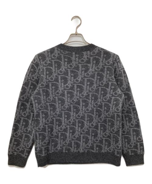 Christian Dior（クリスチャン ディオール）Christian Dior (クリスチャン ディオール) オブリーク ニットセーター グレー サイズ:13(KIDS)の古着・服飾アイテム