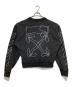 OFFWHITE (オフホワイト) アブストラクトアロー クルーネックスウェット ブラック サイズ:S：15000円