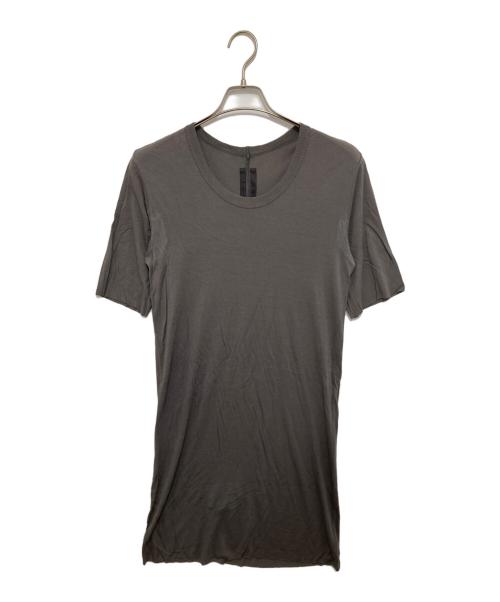 RICK OWENS（リックオウエンス）RICK OWENS (リックオウエンス) レーヨンロングTシャツ グレー サイズ:Sの古着・服飾アイテム