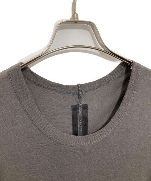 RICK OWENS（リックオウエンス）RICK OWENS (リックオウエンス) レーヨンロングTシャツ グレー サイズ:Sの古着・服飾アイテム
