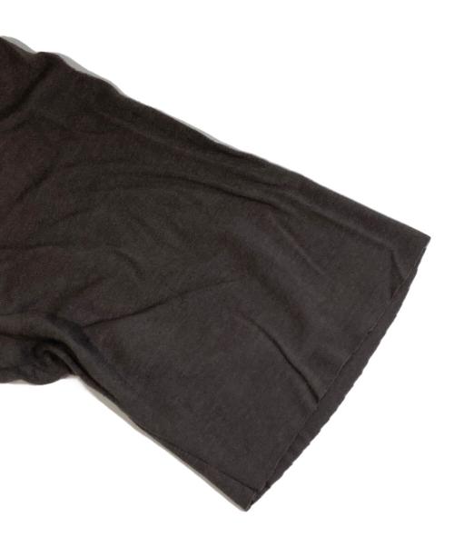 RICK OWENS（リックオウエンス）RICK OWENS (リックオウエンス) レーヨンロングTシャツ グレー サイズ:Sの古着・服飾アイテム
