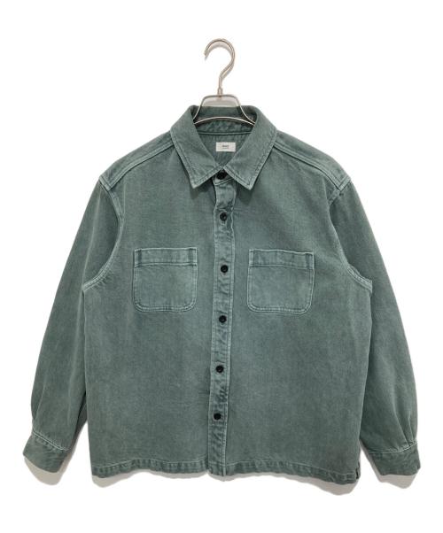 Ron Herman（ロンハーマン）Ron Herman (ロンハーマン) Drill Shirt グリーン サイズ:Mの古着・服飾アイテム