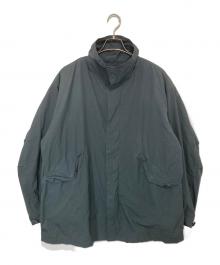 ATON（エイトン）の古着「AIR WEATHER SHORT MODS COAT / ショートモッズコート JK AG SW 0800」｜ブラック
