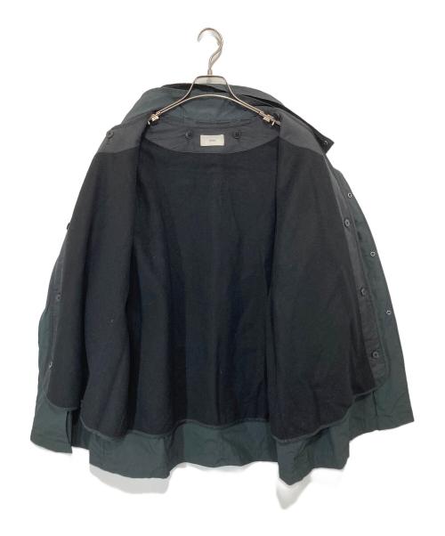 ATON（エイトン）ATON (エイトン) AIR WEATHER SHORT MODS COAT / ショートモッズコート JK AG SW 0800 ブラック サイズ:04の古着・服飾アイテム