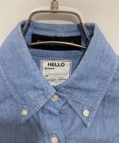 MADISON BLUE（マディソンブルー）MADISON BLUE (マディソンブルー) コットンリネンシャツ スカイブルー サイズ:00の古着・服飾アイテム