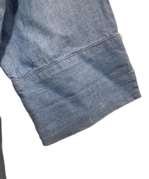 MADISON BLUE（マディソンブルー）MADISON BLUE (マディソンブルー) コットンリネンシャツ スカイブルー サイズ:00の古着・服飾アイテム