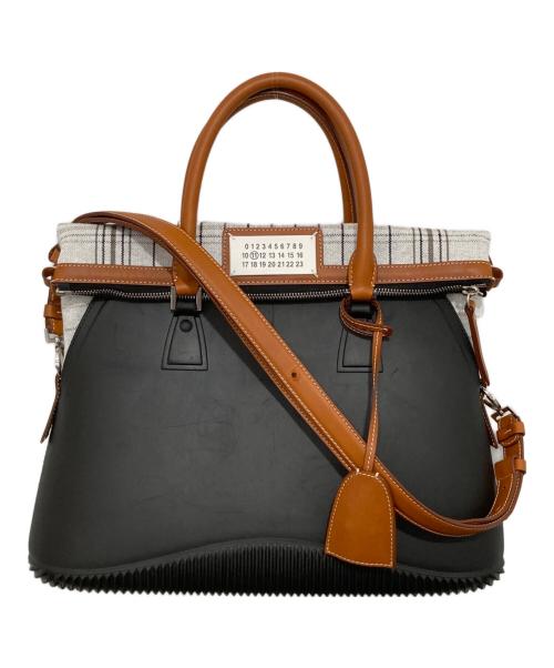 Maison Margiela（メゾンマルジェラ）Maison Margiela (メゾンマルジェラ) 5AC ハンドバッグ　S61WG0107 P4514 ブラックの古着・服飾アイテム