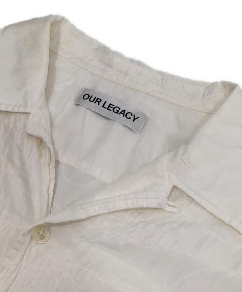 OUR LEGACY（アワーレガシー）OUR LEGACY (アワーレガシー) HEUSEN SHIRT SHORTSLEEVE ホワイト サイズ:48の古着・服飾アイテム