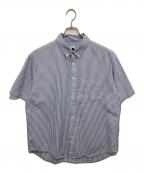 VOWELSバウルズ）の古着「Short Sleeve Button Down Shirt　ショートスリーブボタンダウンシャツ　VO-25SS-SH038-101-2」｜ブルー