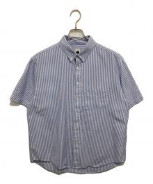 VOWELS（バウルズ）の古着「Short Sleeve Button Down Shirt　ショートスリーブボタンダウンシャツ　VO-25SS-SH038-101-2」｜ブルー