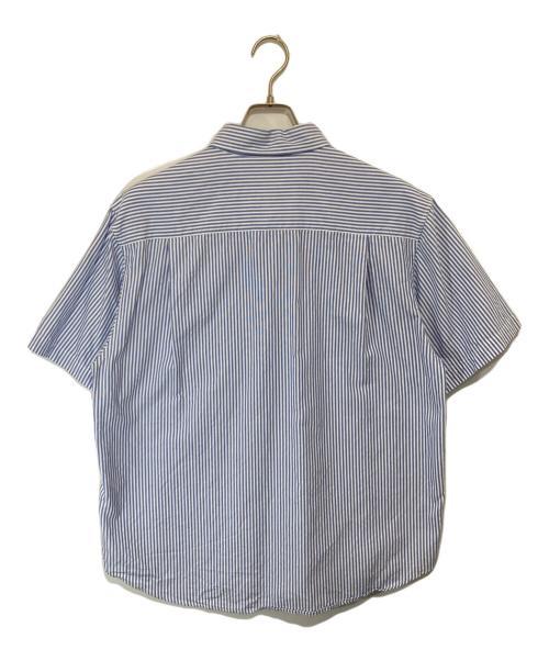 VOWELS（バウルズ）VOWELS (バウルズ) Short Sleeve Button Down Shirt　ショートスリーブボタンダウンシャツ　VO-25SS-SH038-101-2 ブルー サイズ:２の古着・服飾アイテム