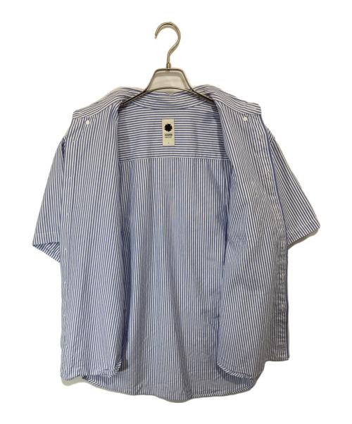 VOWELS（バウルズ）VOWELS (バウルズ) Short Sleeve Button Down Shirt　ショートスリーブボタンダウンシャツ　VO-25SS-SH038-101-2 ブルー サイズ:２の古着・服飾アイテム