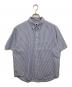 VOWELS（バウルズ）の古着「Short Sleeve Button Down Shirt　ショートスリーブボタンダウンシャツ　VO-25SS-SH038-101-2」｜ブルー