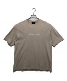 BALENCIAGA（バレンシアガ）の古着「Logo Medium Fit Tee 612966 TIV54」｜ベージュ