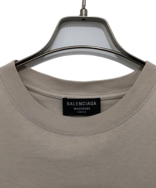BALENCIAGA（バレンシアガ）BALENCIAGA (バレンシアガ) Logo Medium Fit Tee 612966 TIV54 ベージュ サイズ:Mの古着・服飾アイテム