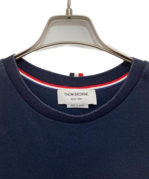 Thom Browne（トムブラウン）Thom Browne (トムブラウン) ミラノコットン オーバーサイズポケットTシャツ ネイビー サイズ:3の古着・服飾アイテム