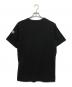 MONCLER (モンクレール) フロッキープリントロゴTシャツ ブラック サイズ:Ｍ：18000円