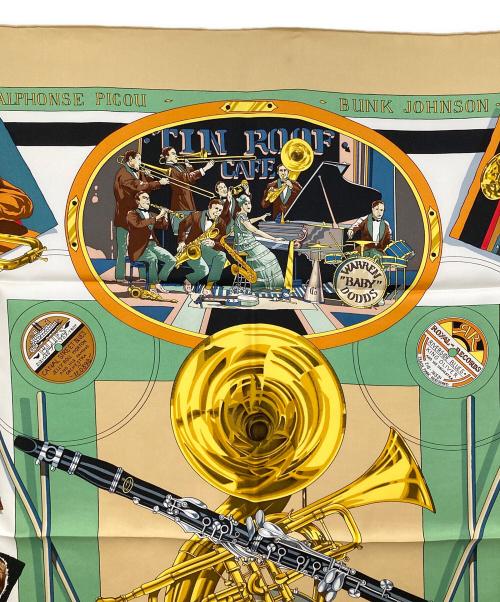 HERMES（エルメス）HERMES (エルメス) NEW ORLEANS THE ORIGINAL CREOLE JAZZ　ニューオルレアン ザ オリジナルクレオールジャズ グリーンの古着・服飾アイテム