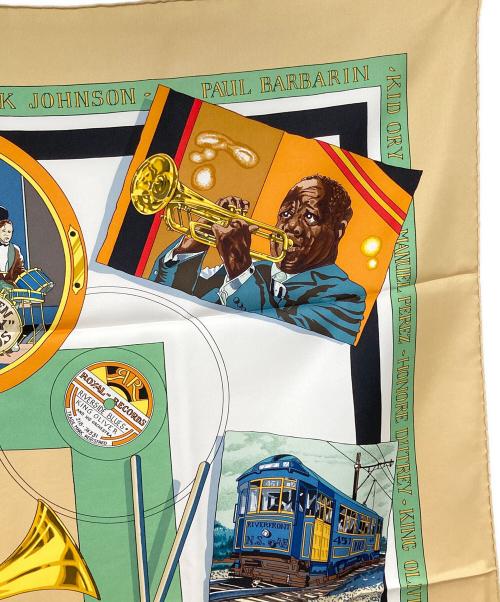 HERMES（エルメス）HERMES (エルメス) NEW ORLEANS THE ORIGINAL CREOLE JAZZ　ニューオルレアン ザ オリジナルクレオールジャズ グリーンの古着・服飾アイテム