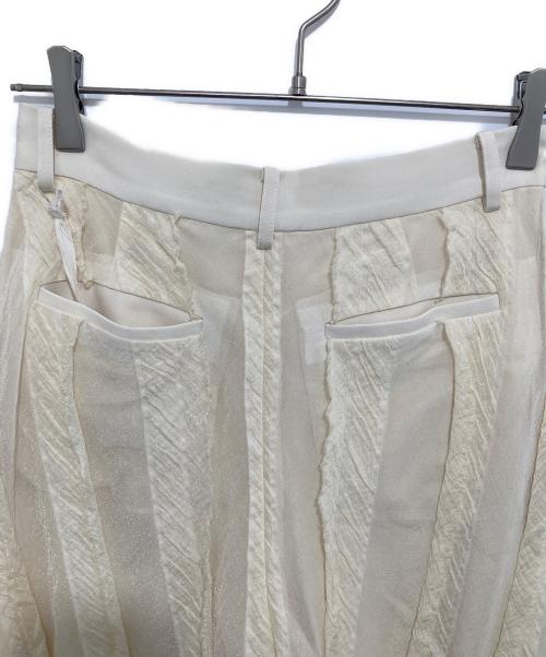 TODAYFUL（トゥデイフル）TODAYFUL (トゥデイフル) Sheer Jacquard Trousers　シアージャガードトラウザー　12510705 アイボリー サイズ:38の古着・服飾アイテム