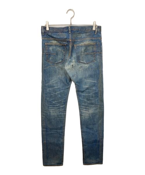 DIOR HOMME（ディオール オム）DIOR HOMME (ディオール オム) ラスターコーティング加工デニムパンツ インディゴ サイズ:31の古着・服飾アイテム