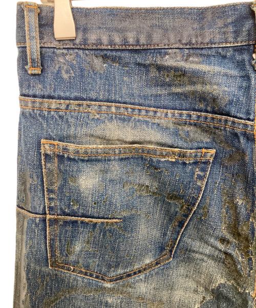 DIOR HOMME（ディオール オム）DIOR HOMME (ディオール オム) ラスターコーティング加工デニムパンツ インディゴ サイズ:31の古着・服飾アイテム