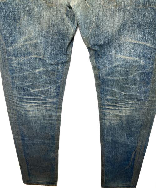 DIOR HOMME（ディオール オム）DIOR HOMME (ディオール オム) ラスターコーティング加工デニムパンツ インディゴ サイズ:31の古着・服飾アイテム