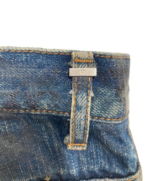 DIOR HOMME（ディオール オム）DIOR HOMME (ディオール オム) ラスターコーティング加工デニムパンツ インディゴ サイズ:31の古着・服飾アイテム