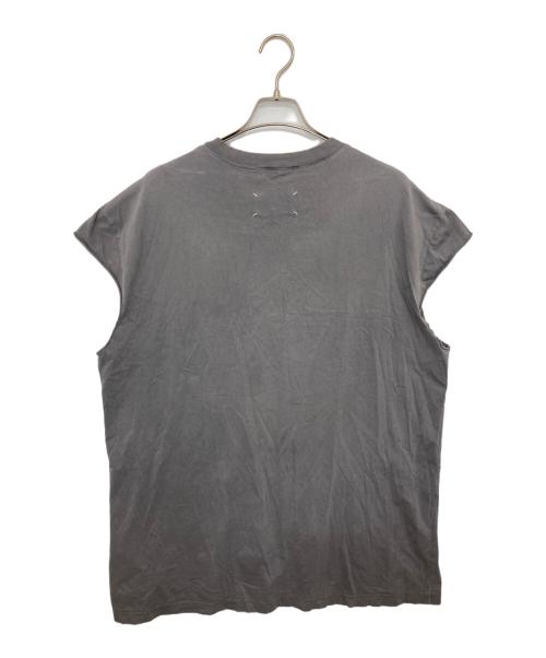 Maison Margiela（メゾンマルジェラ）Maison Margiela (メゾンマルジェラ) 19SS Destroyed Sleeve Less T-Shirt / ダメージ加工Tシャツ　S50GC0561 S20079 グレー サイズ:48の古着・服飾アイテム