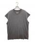 Maison Margiela（メゾンマルジェラ）の古着「19SS Destroyed Sleeve Less T-Shirt / ダメージ加工Tシャツ　S50GC0561 S20079」｜グレー