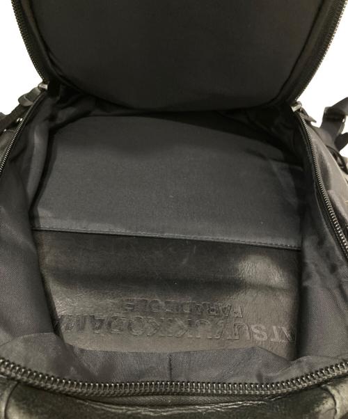 KATSUYUKI KODAMA（カツユキ コダマ）KATSUYUKI KODAMA (カツユキ コダマ) PACK-2 レザーバックパック ブラックの古着・服飾アイテム