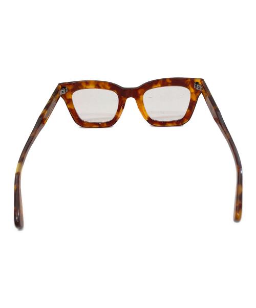 NATIVE SONS（ネイティブ サンズ）NATIVE SONS (ネイティブ サンズ) sacai (サカイ) 伊達眼鏡　PL-028X ブラウン サイズ:48□24-144の古着・服飾アイテム