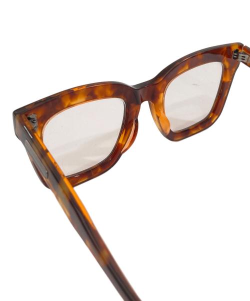 NATIVE SONS（ネイティブ サンズ）NATIVE SONS (ネイティブ サンズ) sacai (サカイ) 伊達眼鏡　PL-028X ブラウン サイズ:48□24-144の古着・服飾アイテム