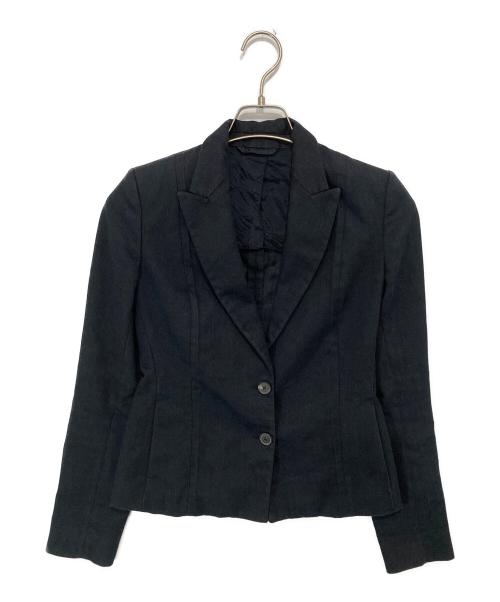 Martin Margiela4（マルタンマルジェラ 4）Martin Margiela4 (マルタンマルジェラ 4) テーラードジャケット ブラック サイズ:38の古着・服飾アイテム