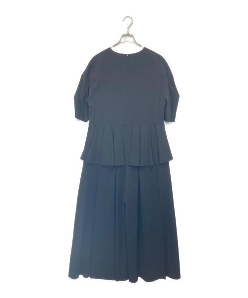 ADORE+（アドーア）ADORE+ (アドーア) ドライタッチプレーンクロスコンビネゾン　531-4240714 ブラック サイズ:38の古着・服飾アイテム